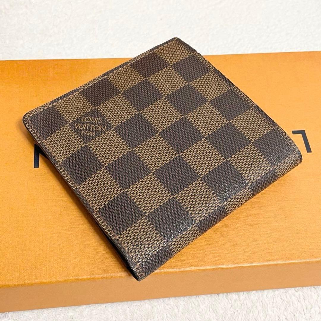ルイヴィトン ダミエ　ポルトフォイユ マルコ　二つ折り財布