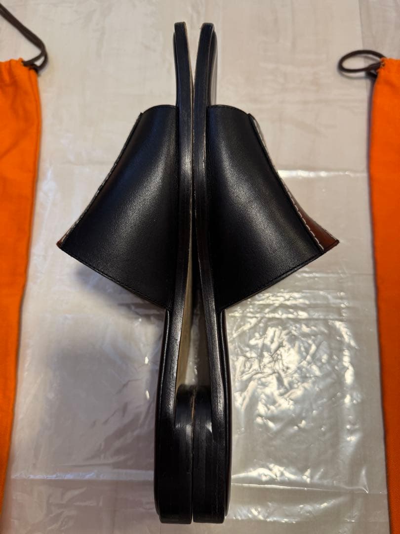 HERMES エルメス サンダル オラン ブラック 約27cm (42 FR)