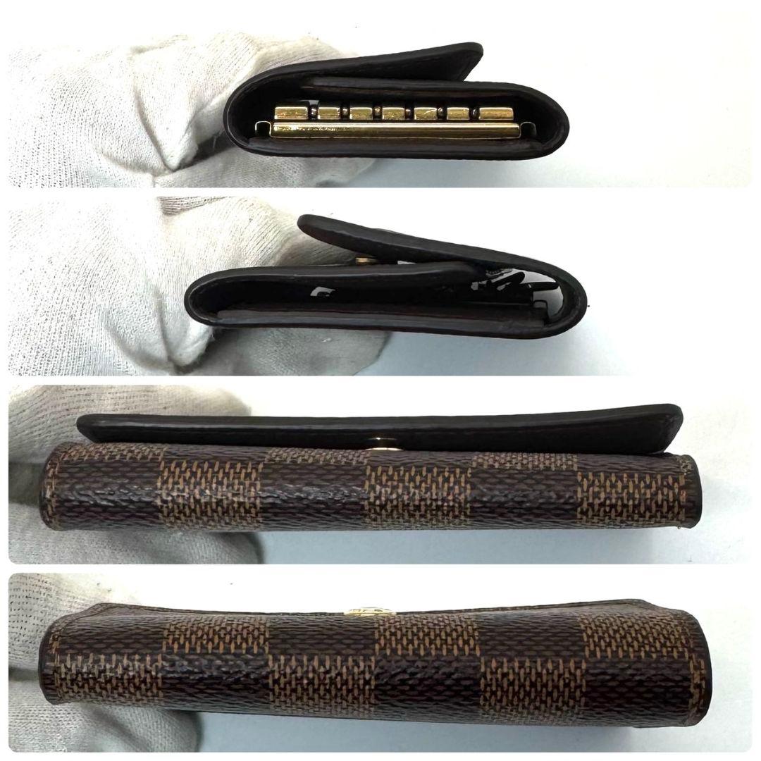 美品 ルイヴィトン ダミエ エベヌ ミュルティクレ6 キーケース 鍵 6連