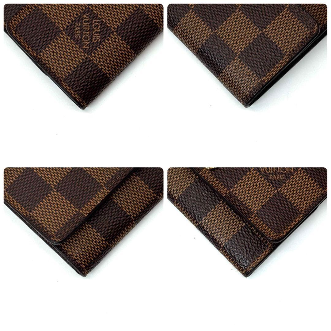 美品 ルイヴィトン ダミエ エベヌ ミュルティクレ6 キーケース 鍵 6連