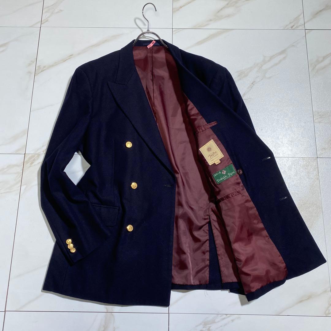 希少⭐︎Taylor Togna イタリア製ウール 紺ブレ テーラードジャケット