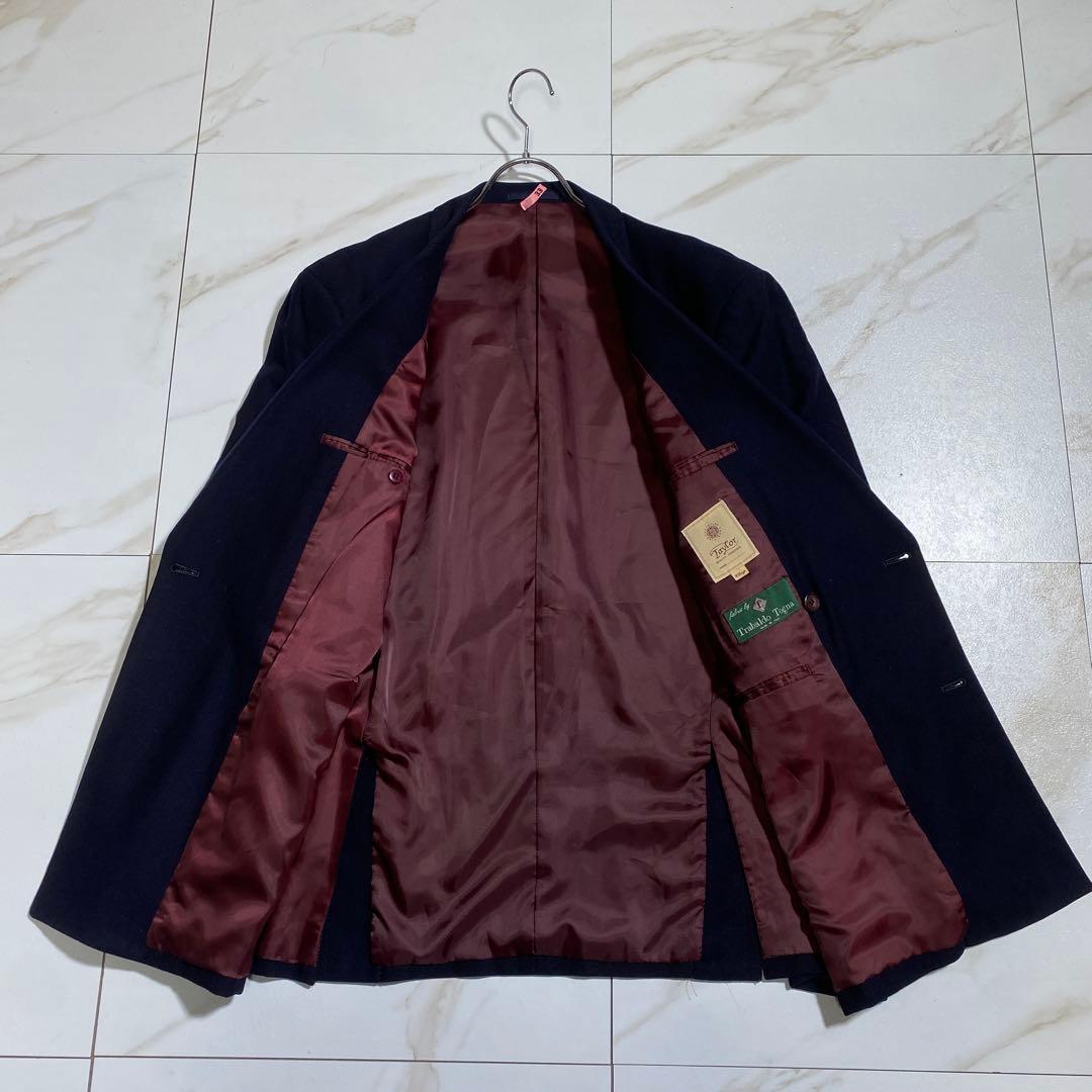 希少⭐︎Taylor Togna イタリア製ウール 紺ブレ テーラードジャケット