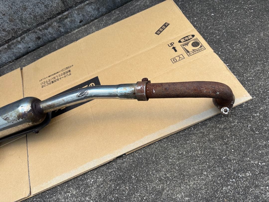 キタコ製カブ50CD50社外キャプトンマフラー