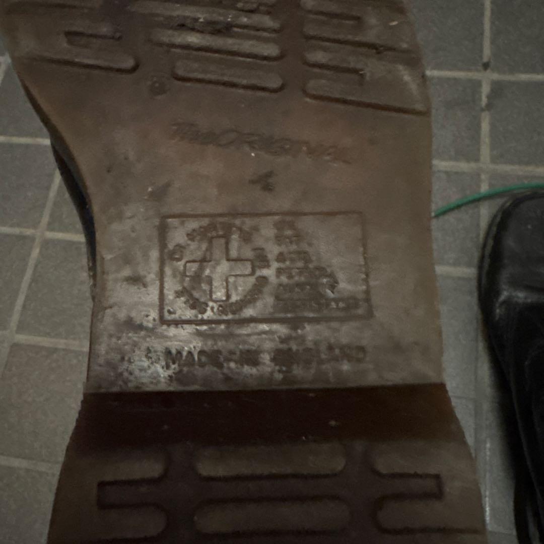 イングランド製ドクターマーチンブラック ワークブーツ10ホール