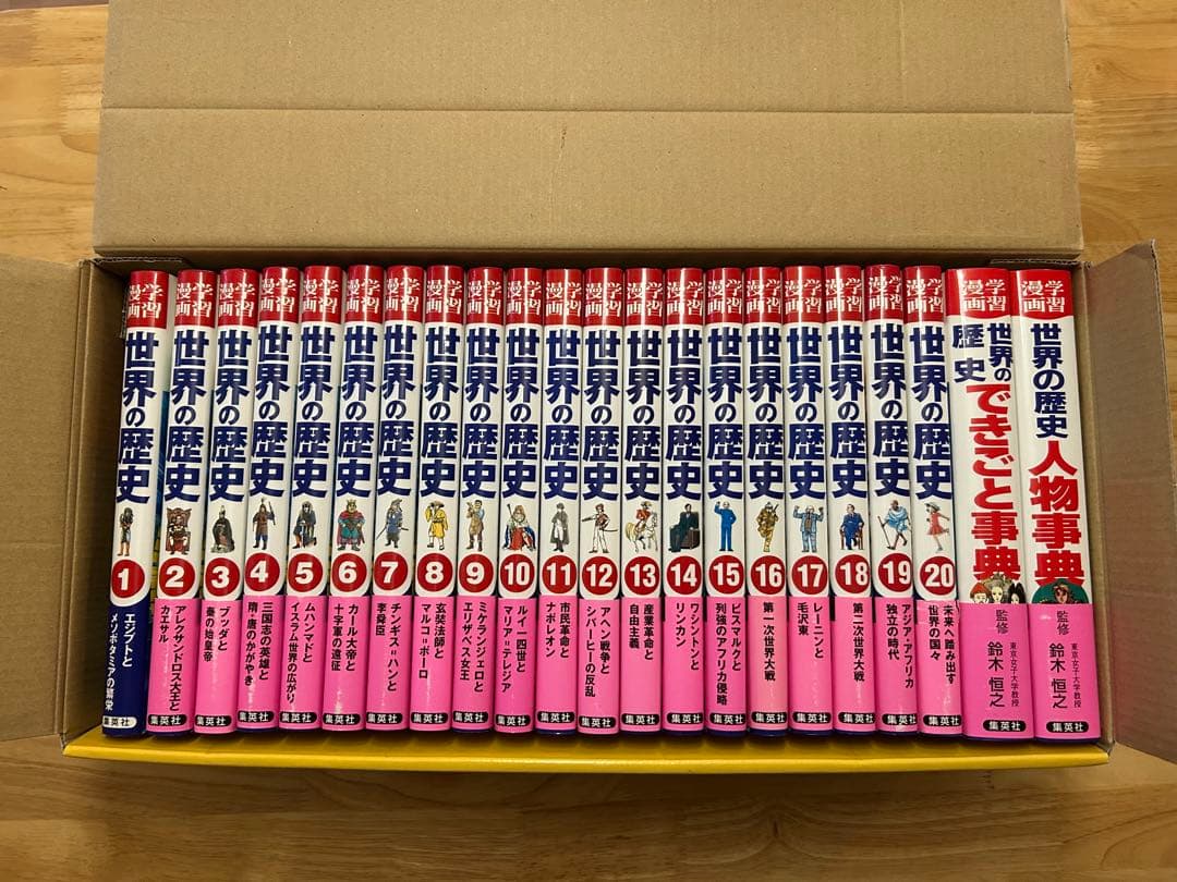 世界の歴史 全20巻+別巻2 セット　集英社