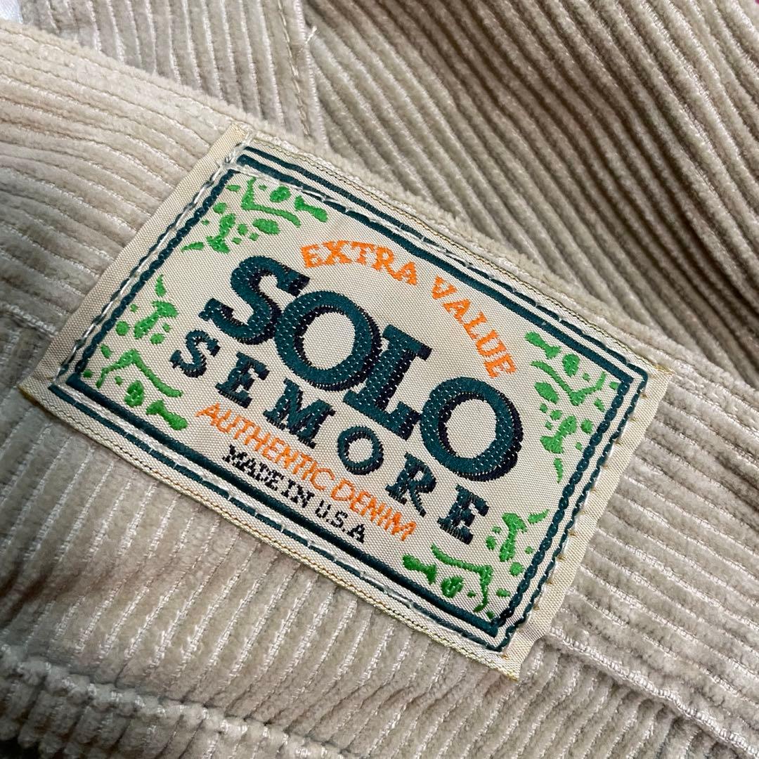 90s SOLO SEMORE USA製 コーデュロイパンツ ワイド バギー