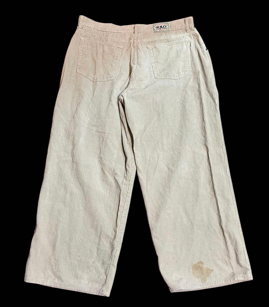 90s SOLO SEMORE USA製 コーデュロイパンツ ワイド バギー