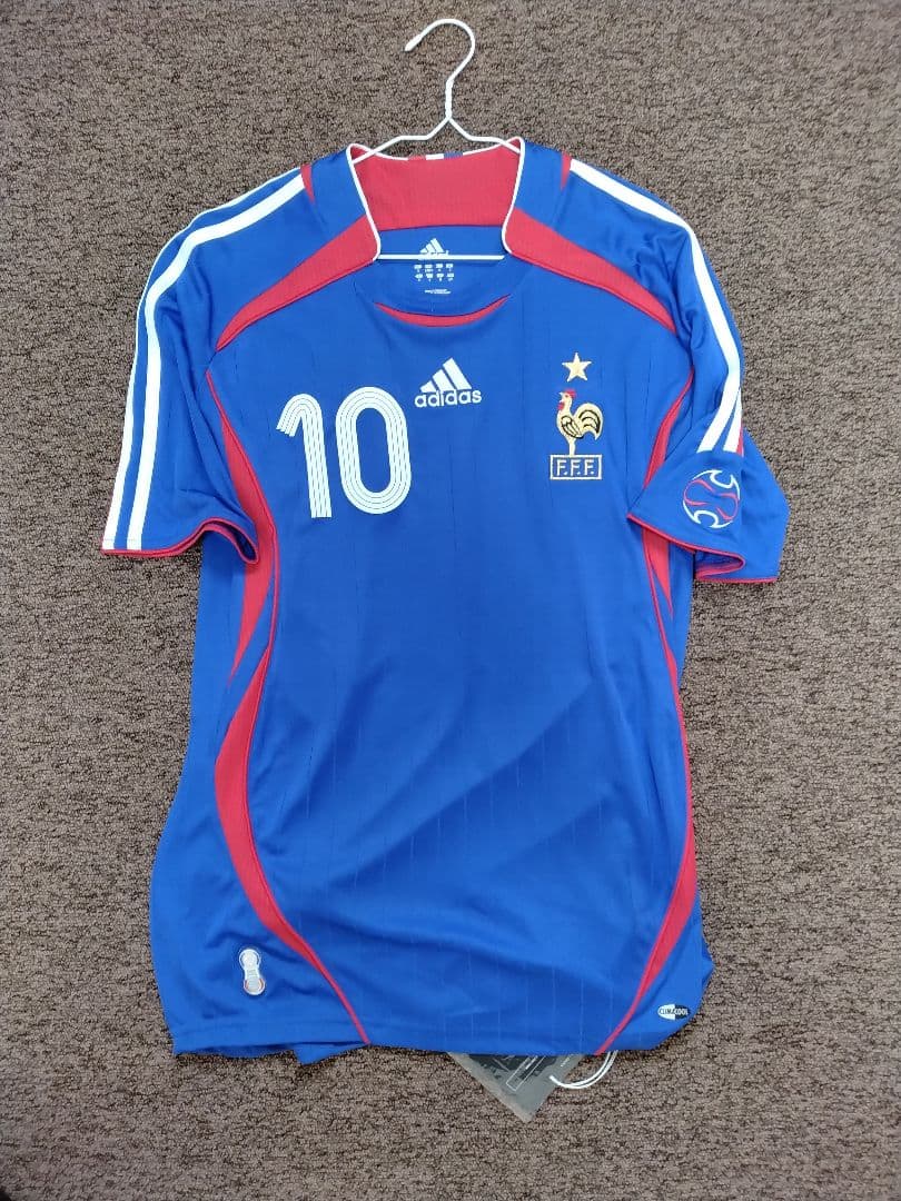 2006ドイツワールドカップ フランス代表 ユニフォーム ジダン M 準優勝