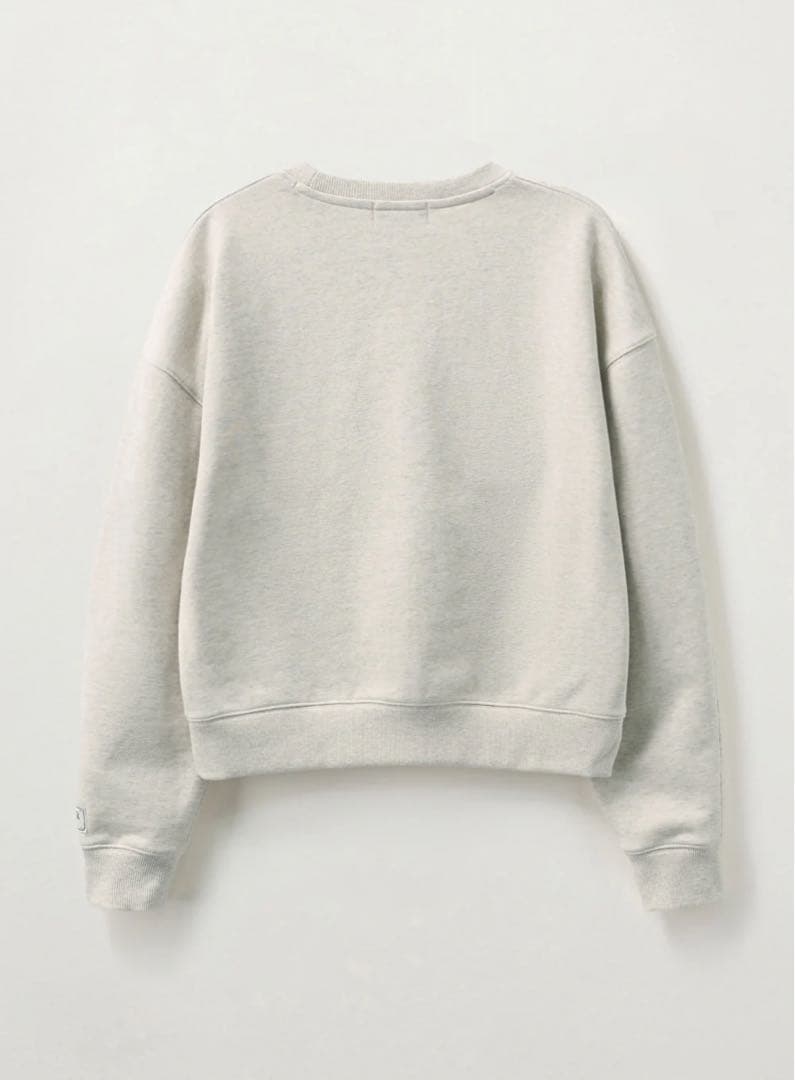 SATUR ロゴプリント トレーナー