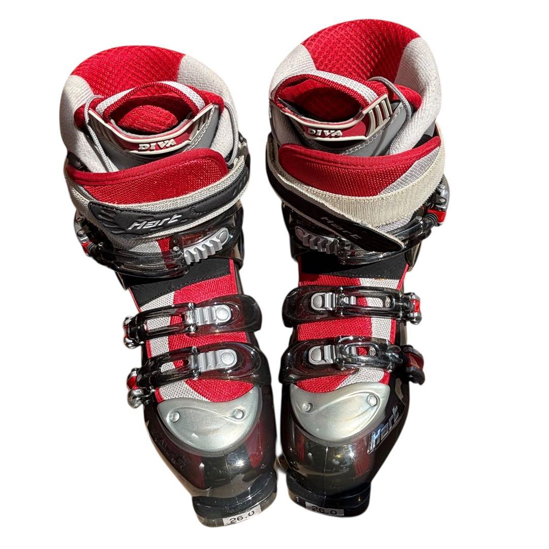 メンズショートスキーセット　ファンスキー　　Salomon 26ｃｍ　hart