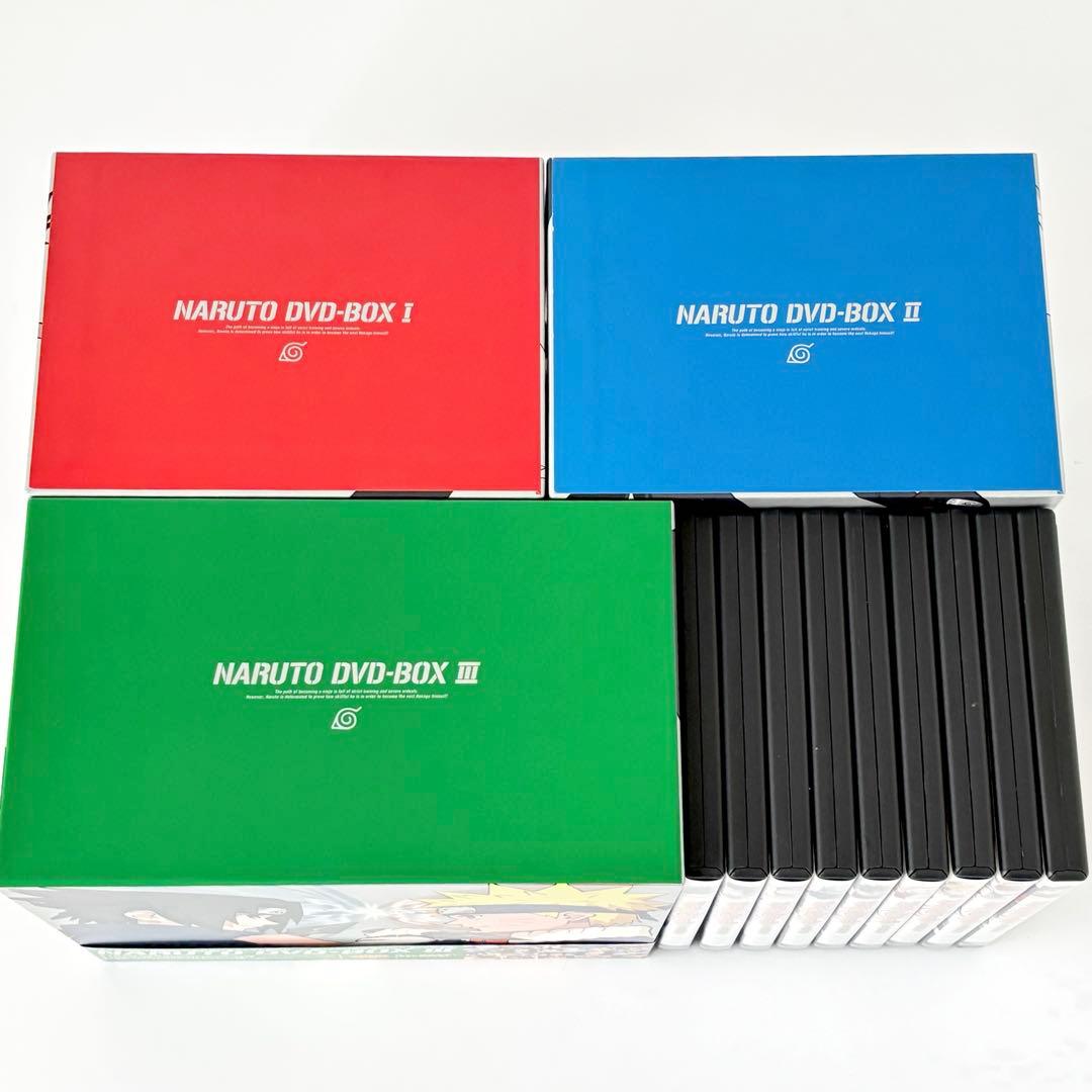 NARUTO DVD-BOX Ⅰ 〜Ⅲ 2006〈完全生産限定版〉全巻セット