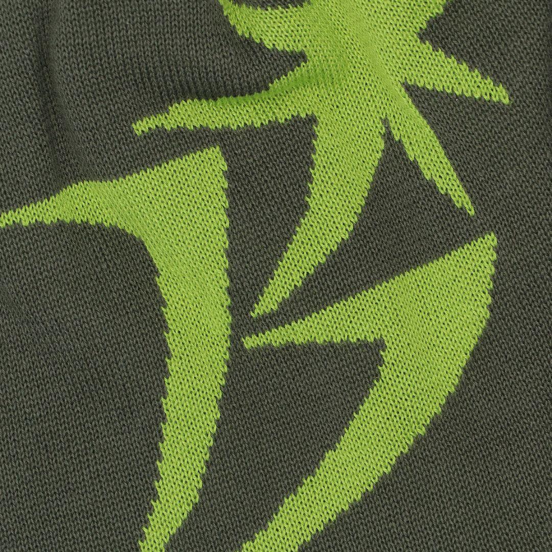 新品 BOTT ビーニー green 希少 未使用 knit cap カーキ