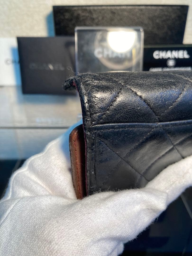 ［正規品］CHANELマトラッセ6連キーケース　シリアルシールあり