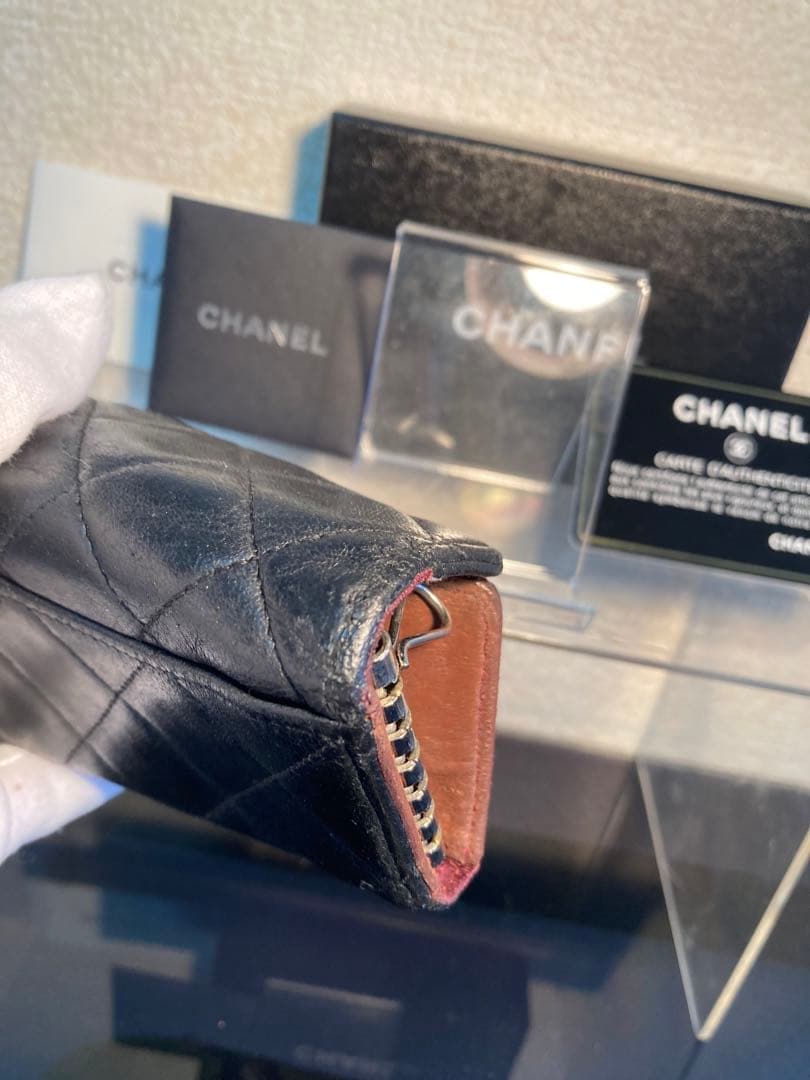 ［正規品］CHANELマトラッセ6連キーケース　シリアルシールあり