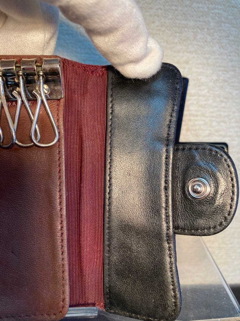 ［正規品］CHANELマトラッセ6連キーケース　シリアルシールあり