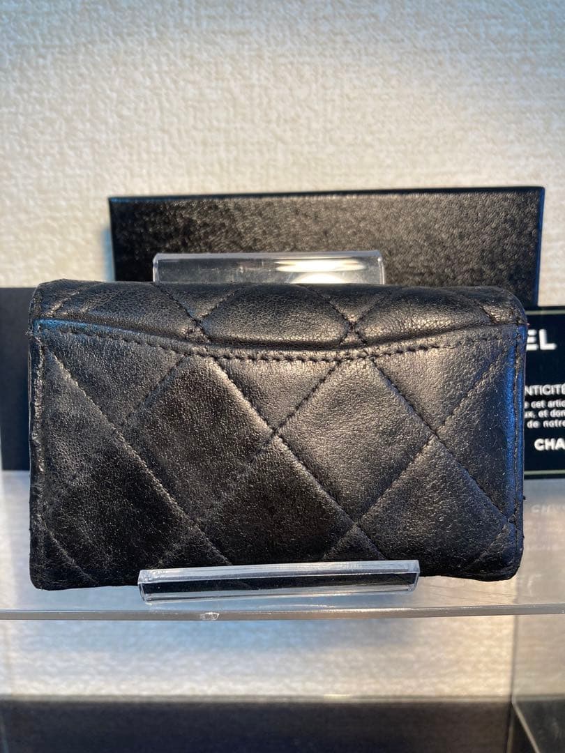 ［正規品］CHANELマトラッセ6連キーケース　シリアルシールあり