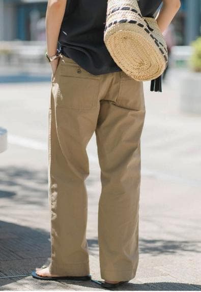 Spick and Span ルーズベイカーパンツ 38 ベージュ