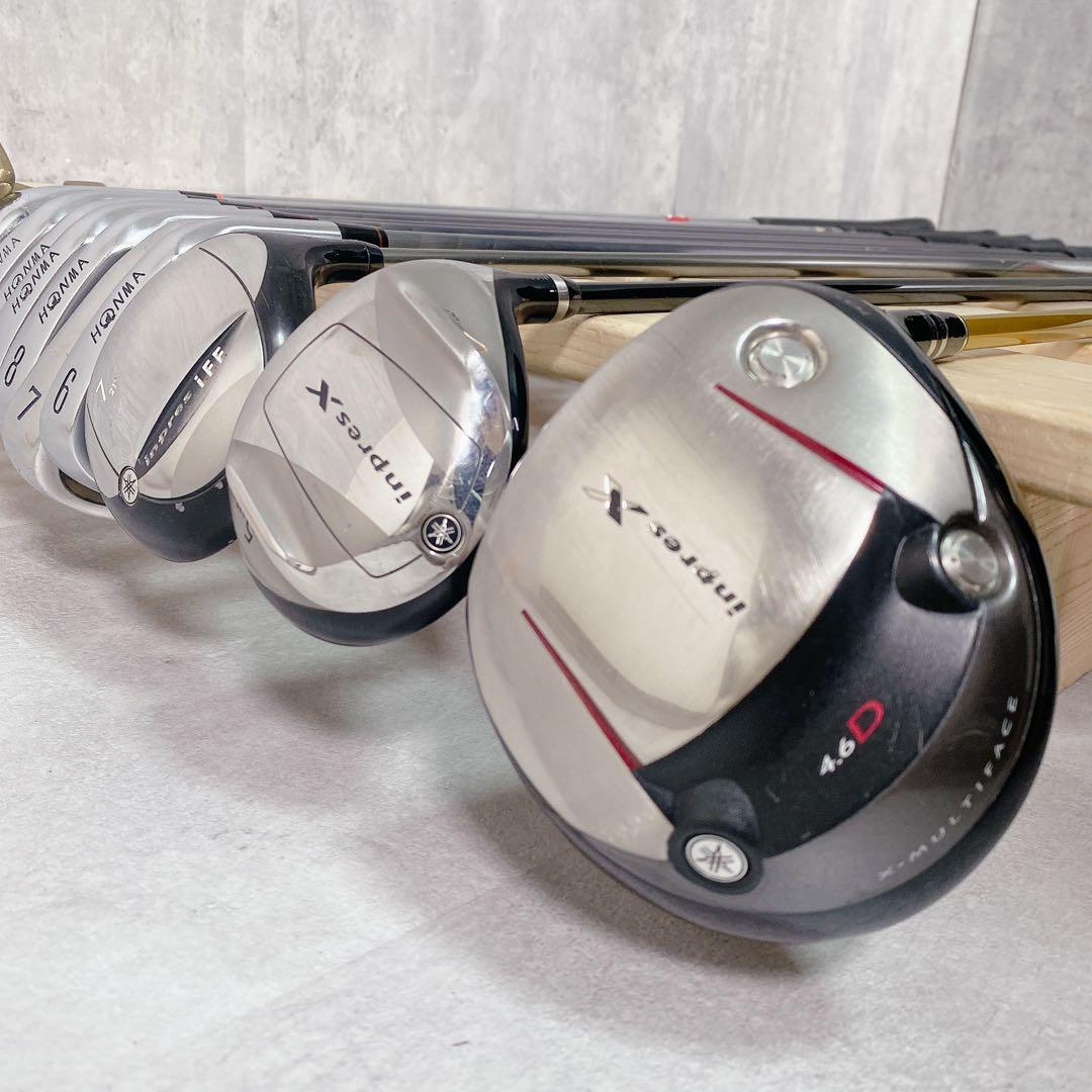 V939 ヤマハ 他 ゴルフクラブ メンズ フルセット インプレスX 初心者