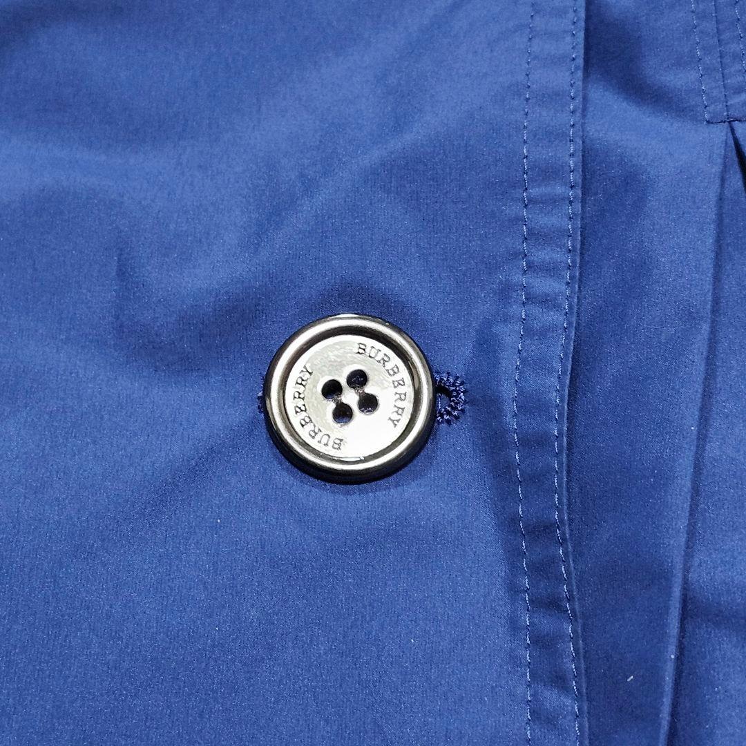 サイズ46/収納袋付☆バーバリーロンドン　スプリングコート　メガチェック　フード