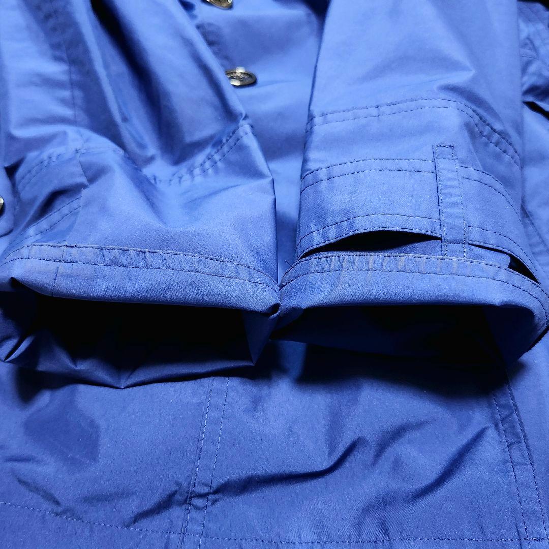 サイズ46/収納袋付☆バーバリーロンドン　スプリングコート　メガチェック　フード