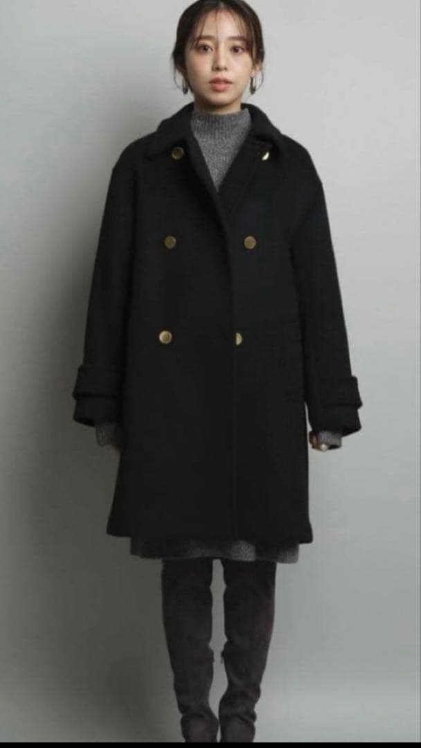 ☆新品タグ☆ジャスグリッティー ウールPコート 24AW M ¥58300