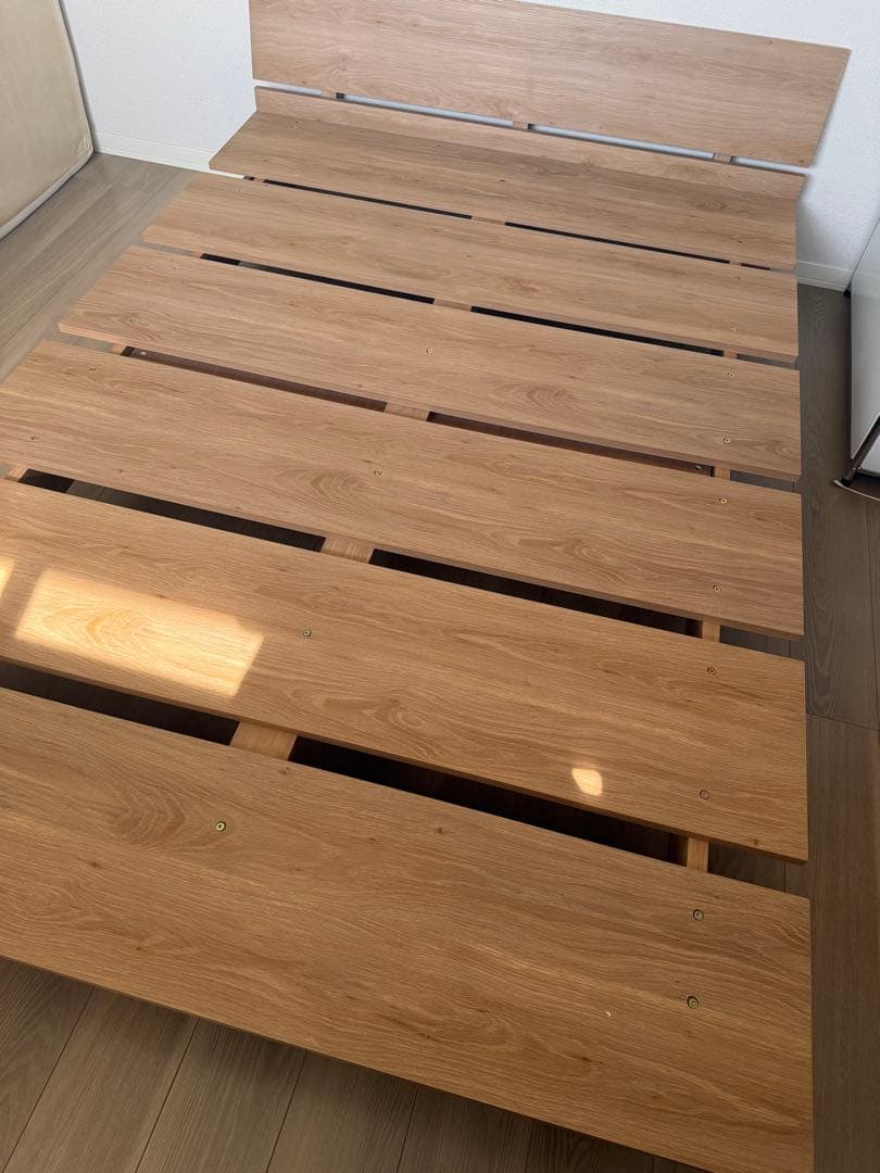 【引き取り限定　愛知県名古屋市】 LOWYA すのこベットセミダブルフレーム