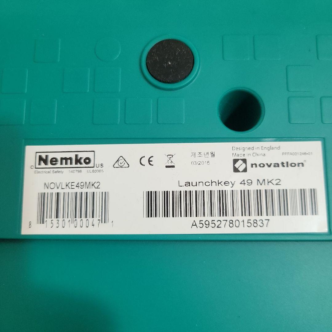 novation launchkey 49 mk2 中古品