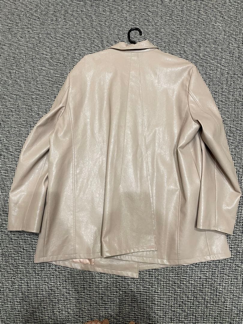 ameri LUSTER FAKE LEATHER JACKET ジャケット