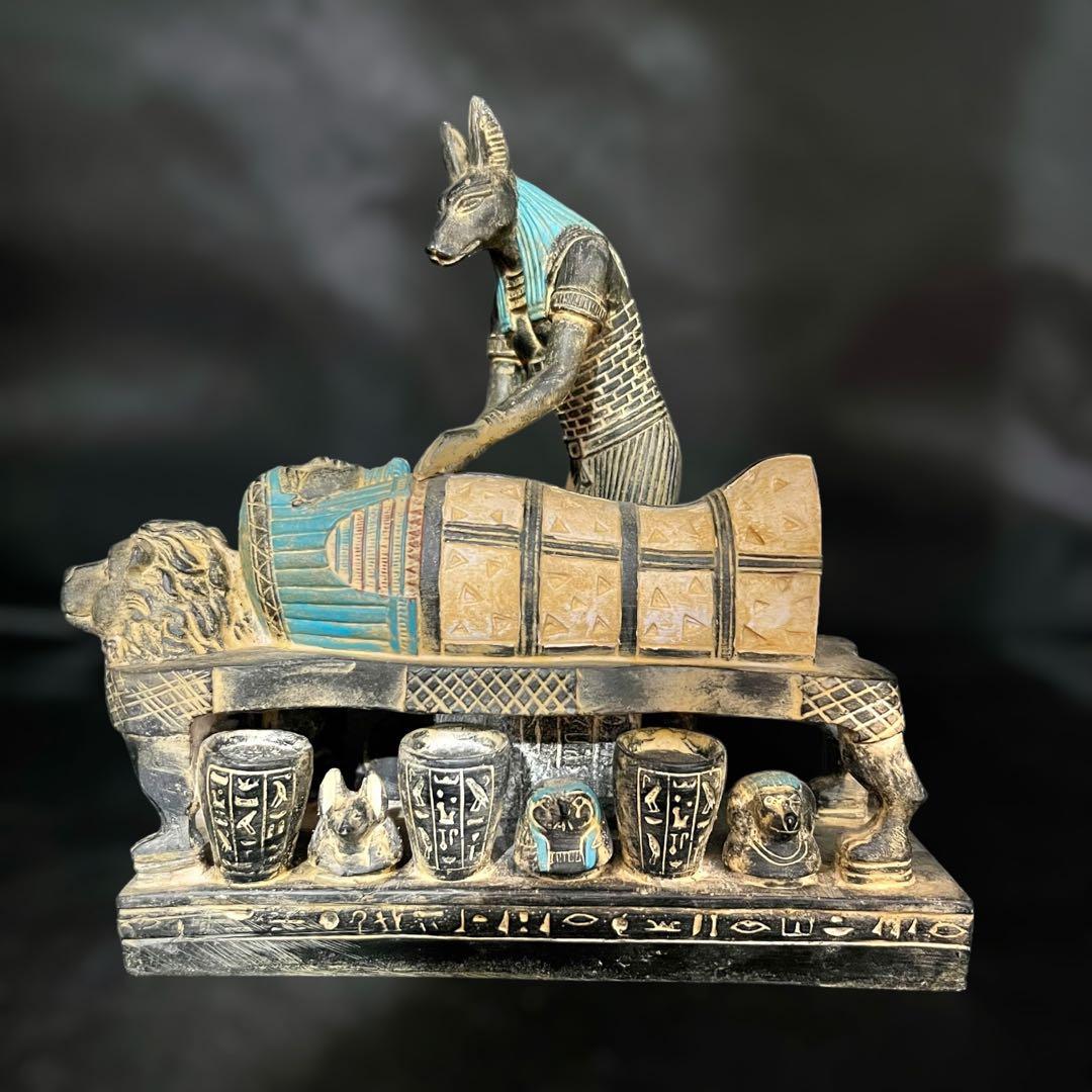 【⭐️コレクション放出】古代エジプト 死後の神アヌビス ツタンカーメン ミイラ彫像