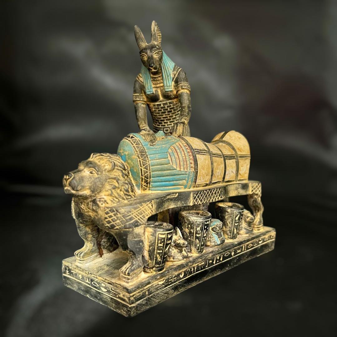 【⭐️コレクション放出】古代エジプト 死後の神アヌビス ツタンカーメン ミイラ彫像