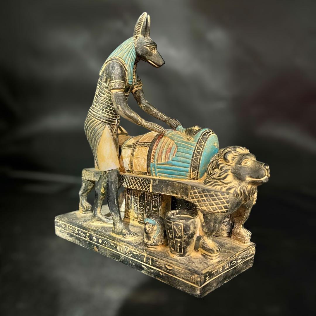 【⭐️コレクション放出】古代エジプト 死後の神アヌビス ツタンカーメン ミイラ彫像