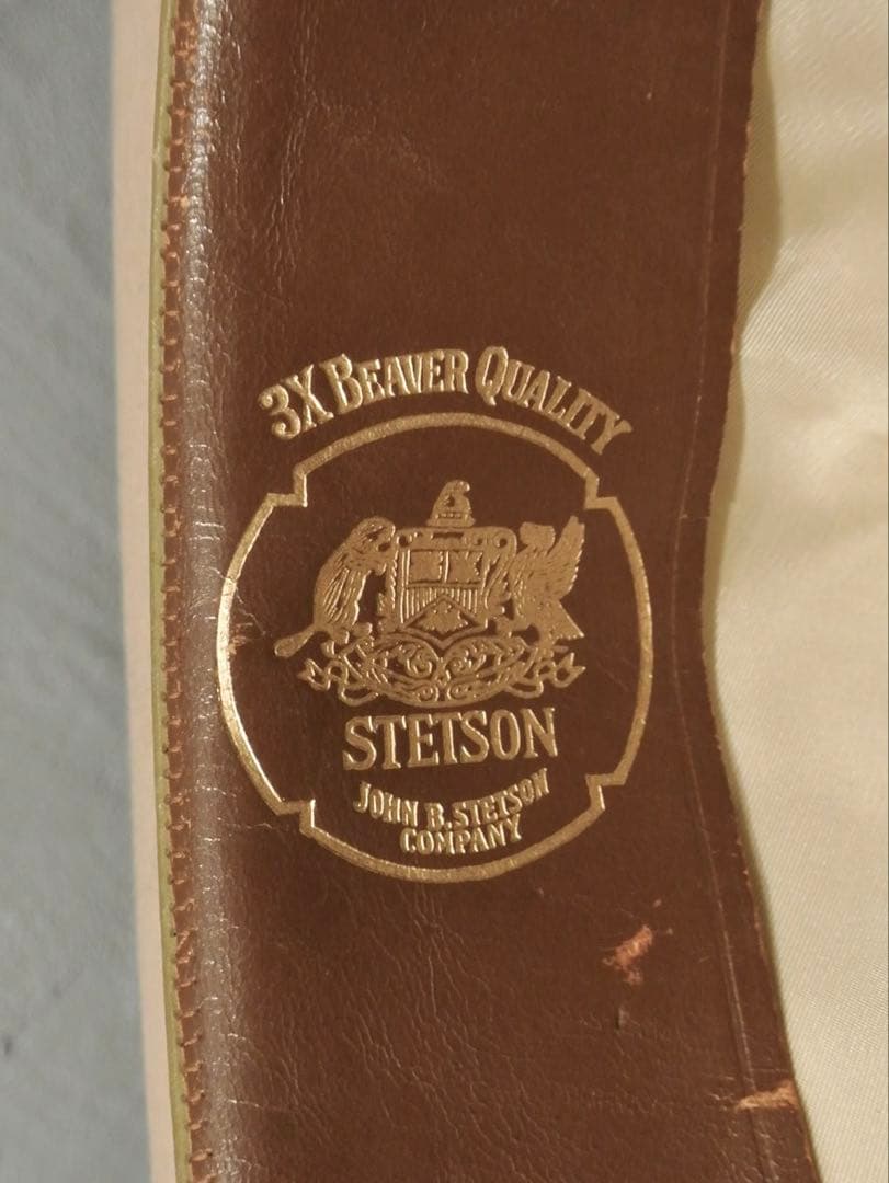 帽子 50s Vintage Stetson 3X BEAVER 3/8 59cm