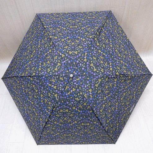 マッキントッシュ 晴雨兼用傘 折りたたみ傘 スノーブルガーデン ディープブルー