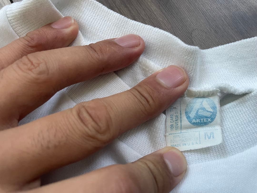 1970年代70s ビンテージARTEX SNOOPY フットボールTホワイト