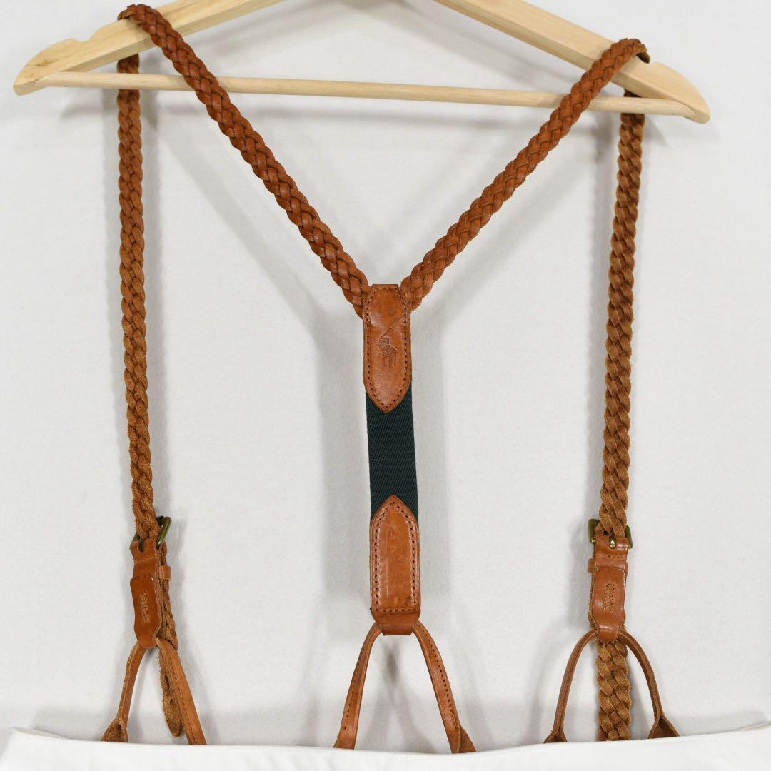 ラルフローレン サロペット　パンツ レザーサスペンダー 　(13)70-95