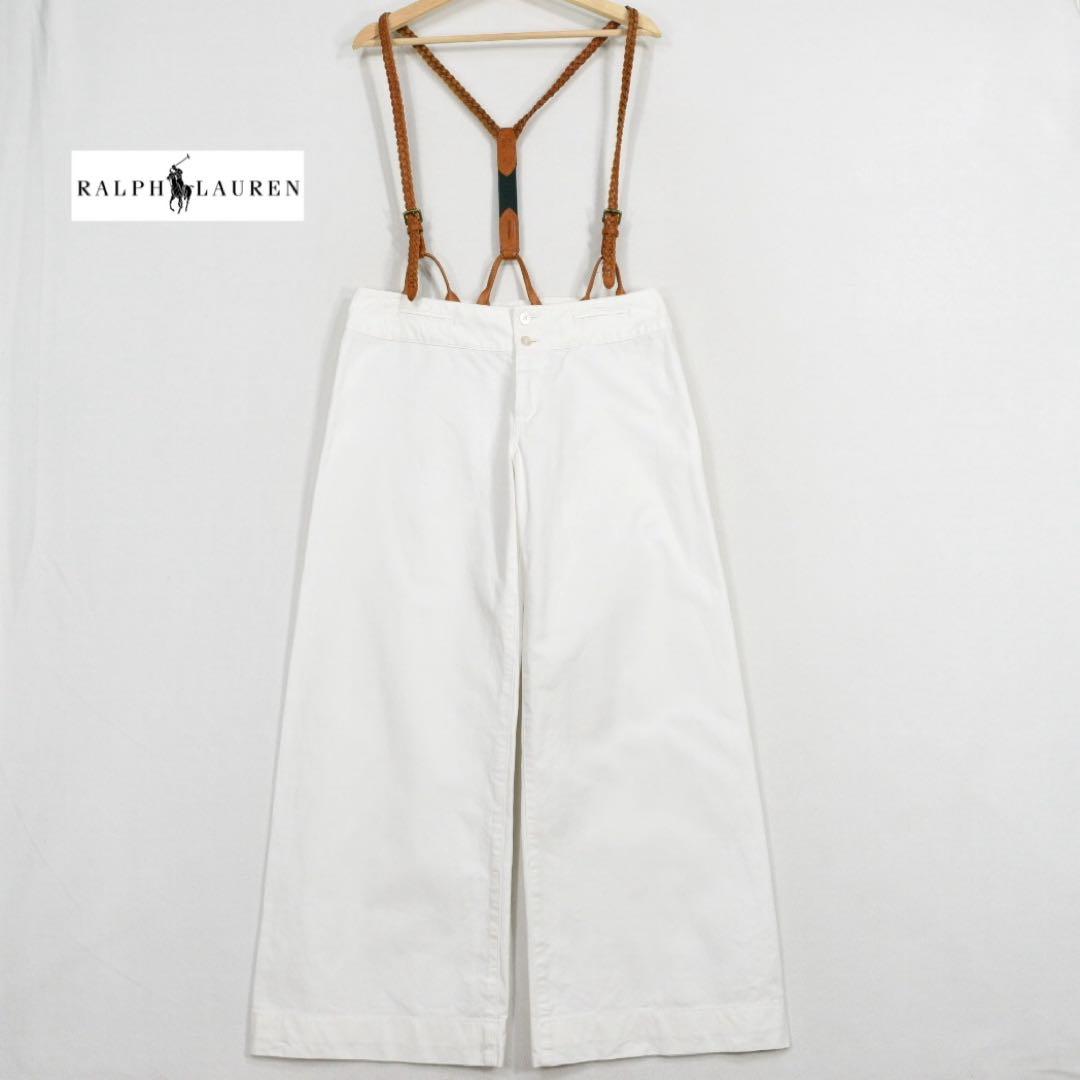ラルフローレン サロペット　パンツ レザーサスペンダー 　(13)70-95