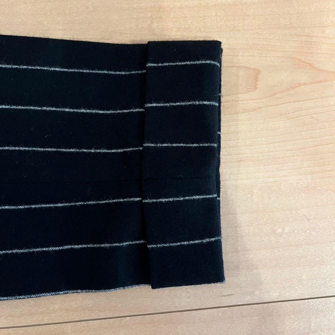 タリアトーレ　TAGLIATORE ブラックストライプ ビジネススーツ