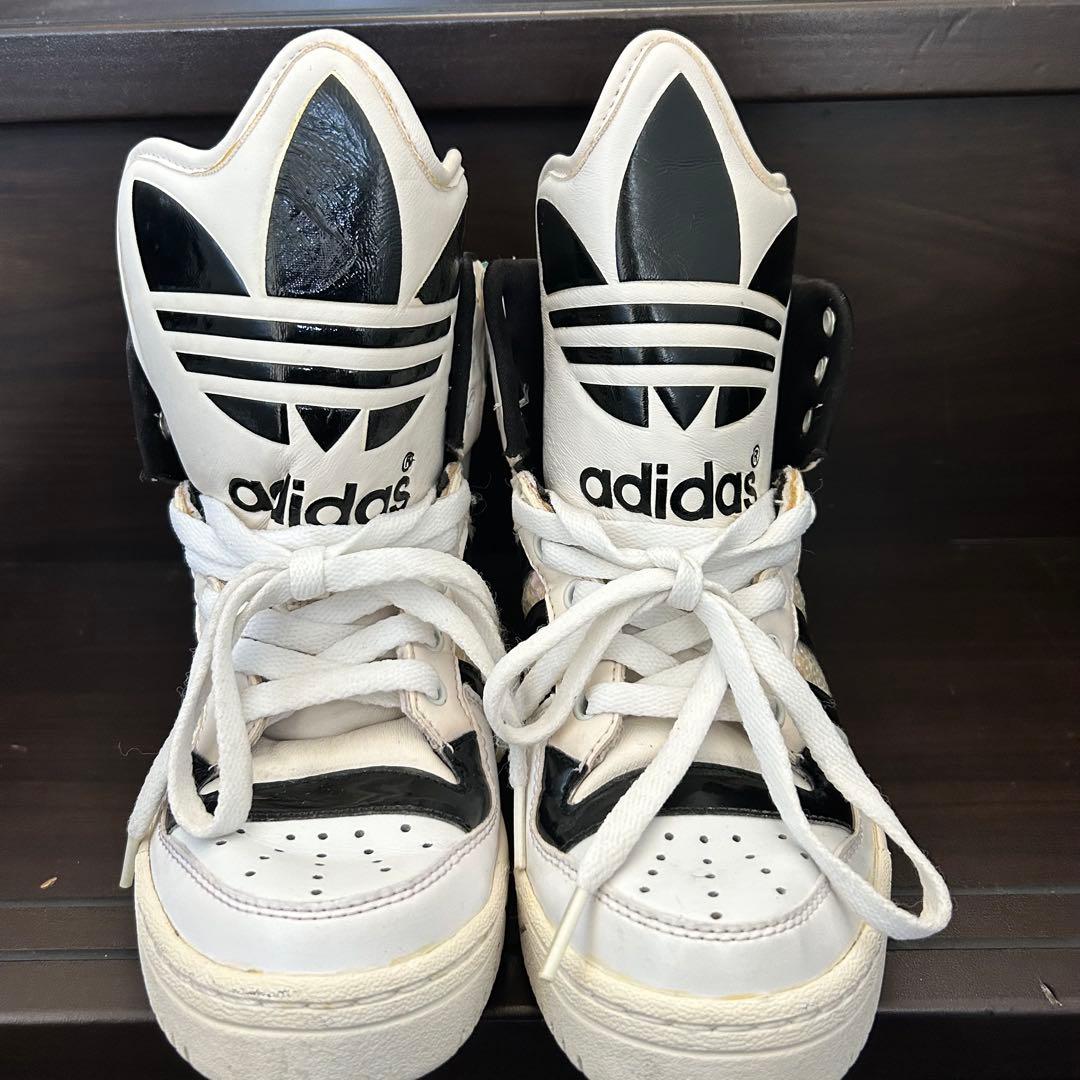希少　アディダス ジェレミースコット スニーカー ハイカット ビッグロゴ