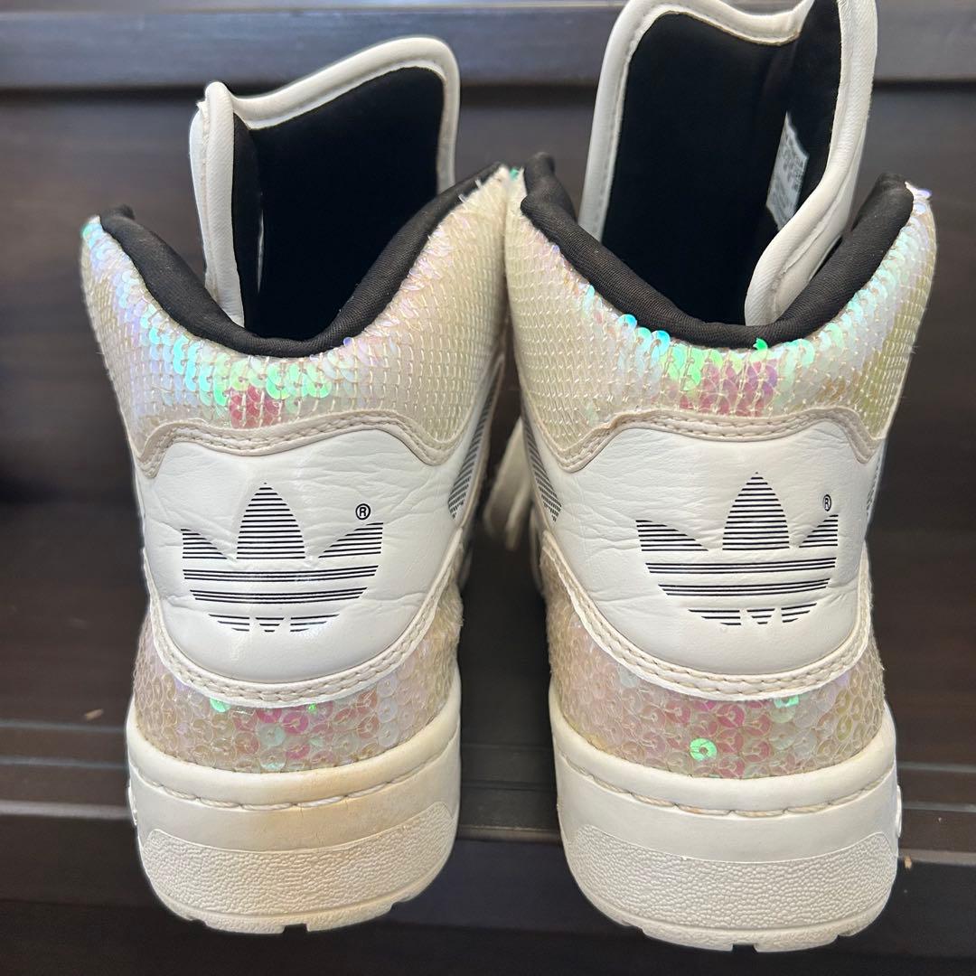 希少　アディダス ジェレミースコット スニーカー ハイカット ビッグロゴ