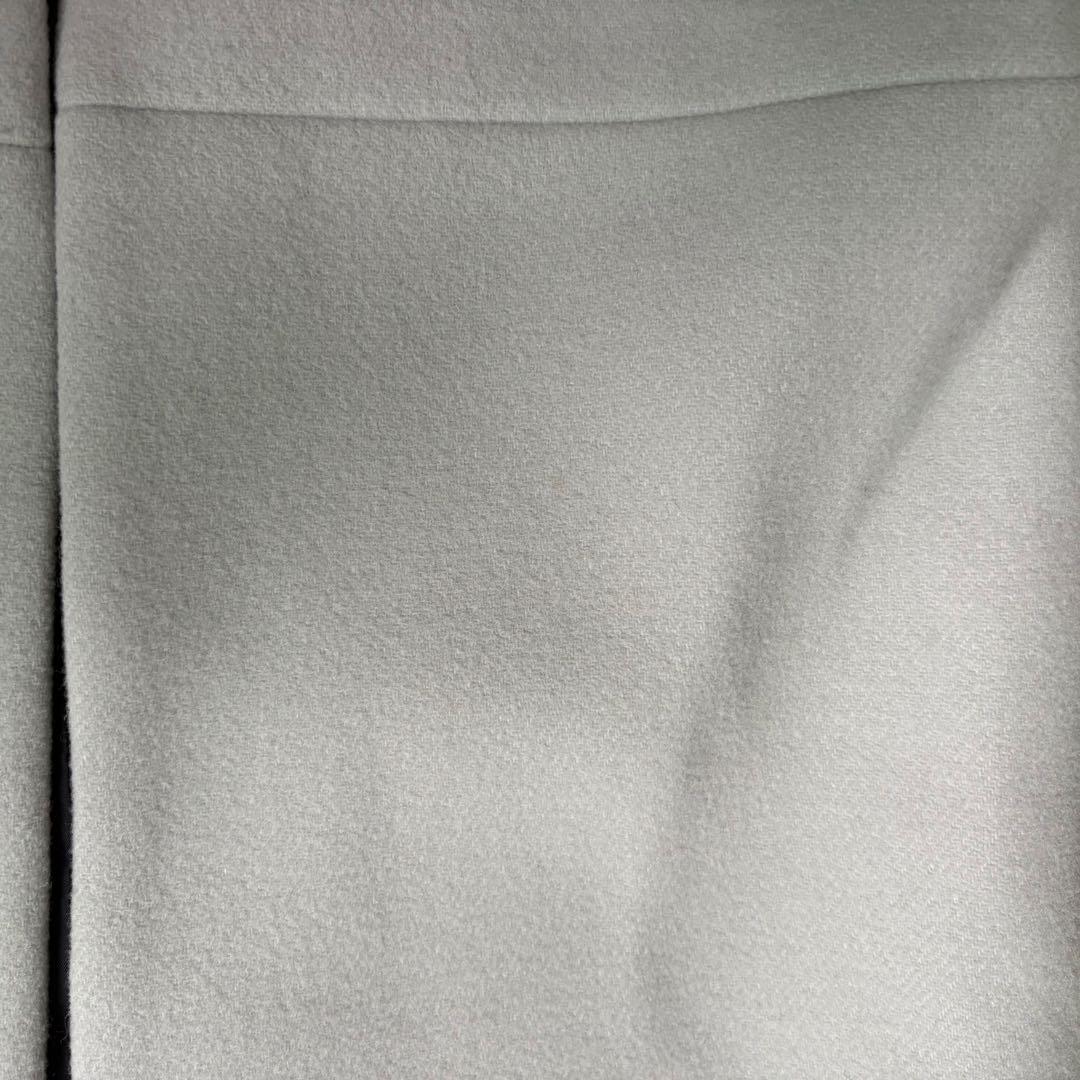 美品◆YOKO CHAN ヨーコチャン ヘムスカラップ コート 36 S