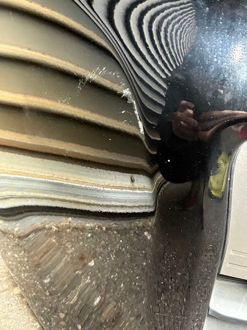 ヴォクシー 後期 ZRR70 フロントバンパー 黒