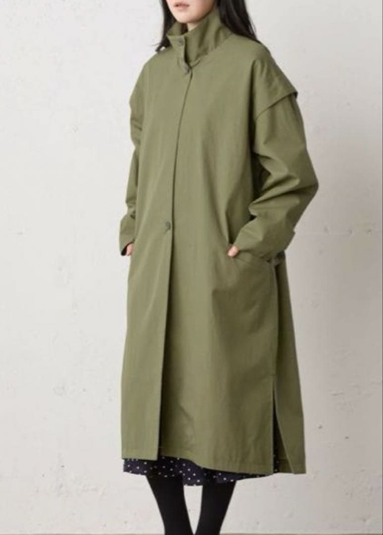 MidiUmi スタンドカラーコート