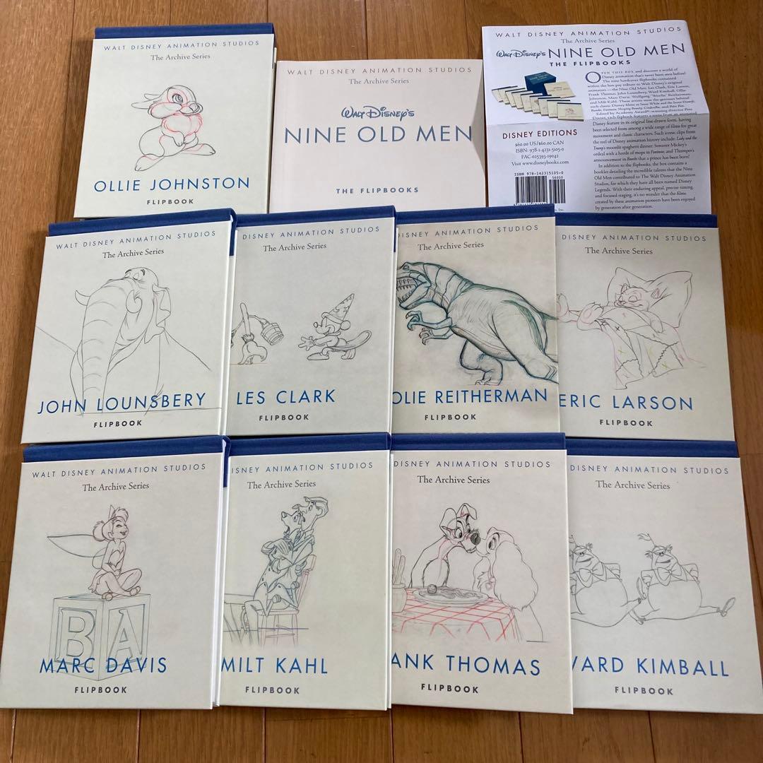 アート・デザイン・音楽 Walt Disney's Nine Old Men the Flipbooks