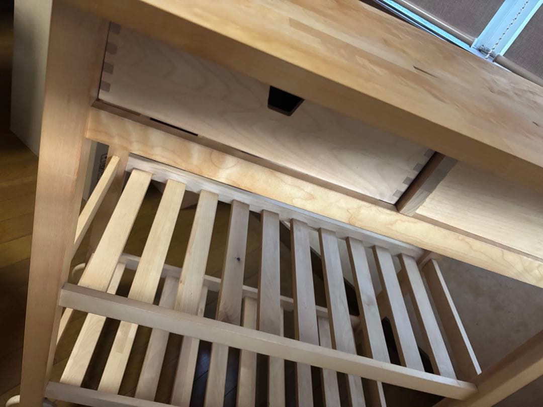 引き取り限定☆美品ナチュラル木製多目的ワゴン