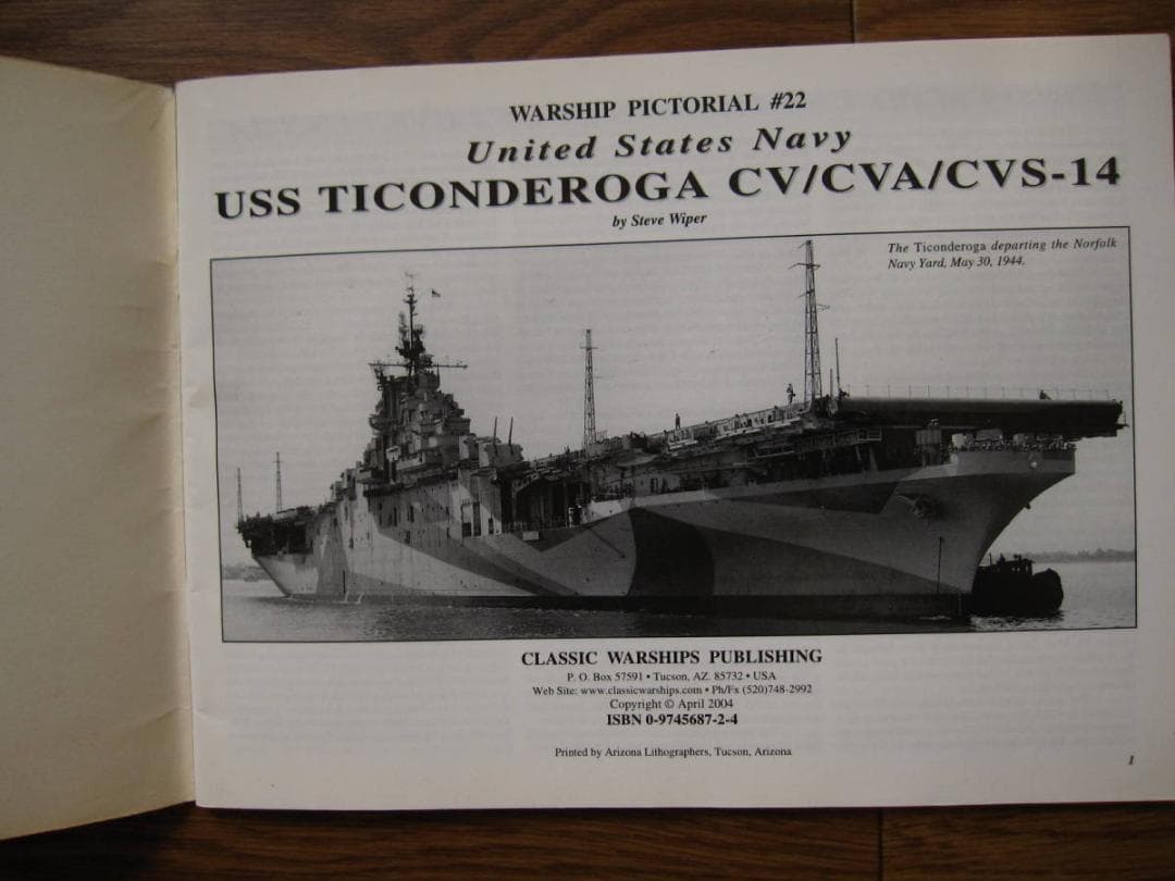 洋書 Warship Pictorial No. 22