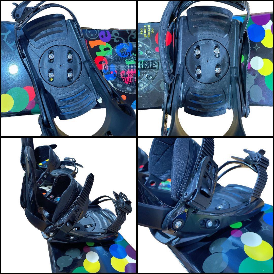 スノーボード2点セット「SLQ」100cm ジュニア キッズ