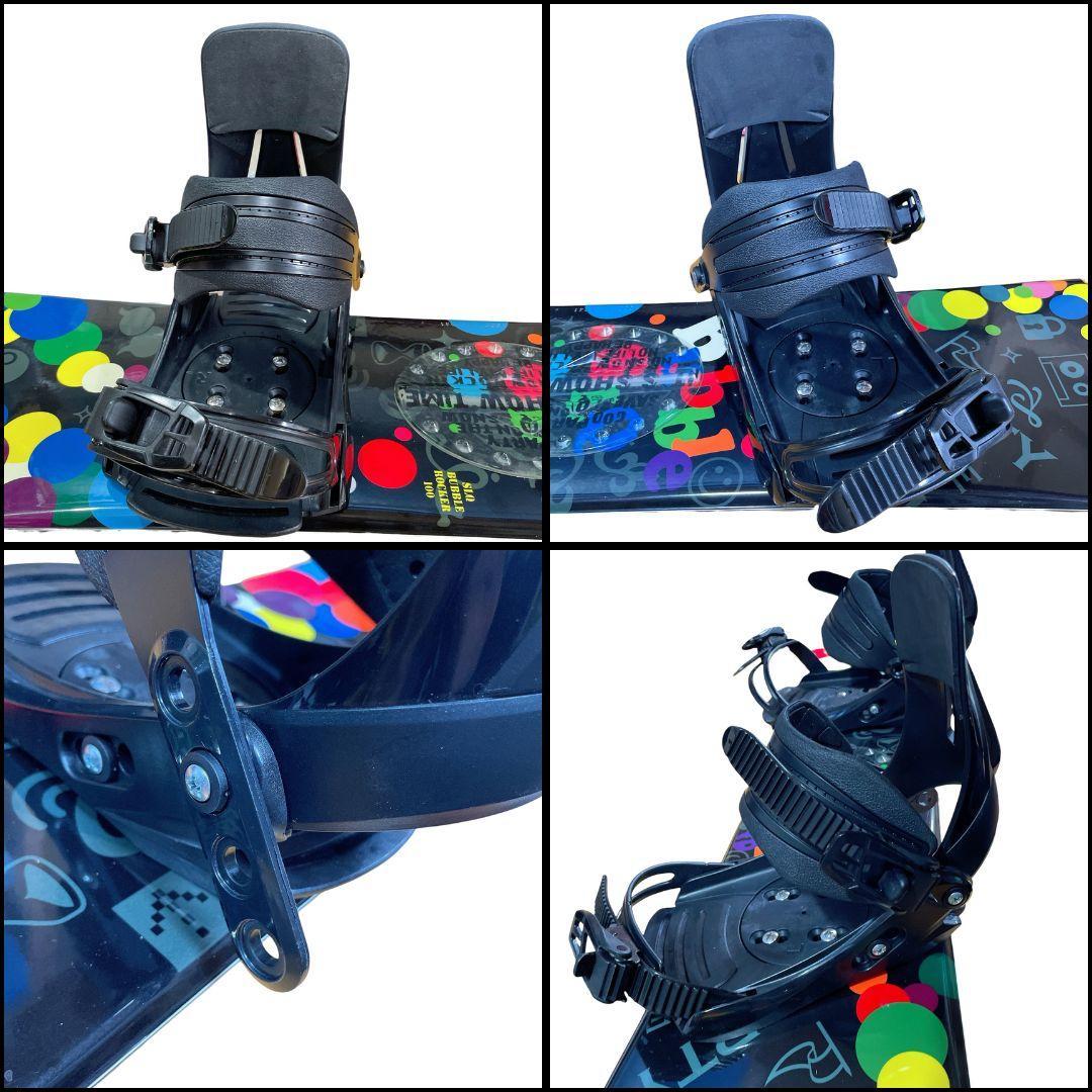 スノーボード2点セット「SLQ」100cm ジュニア キッズ