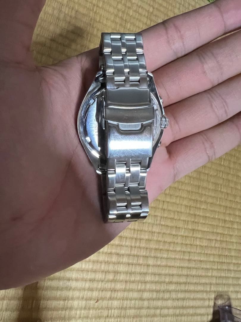 セイコー クロノグラフ ブラック 腕時計