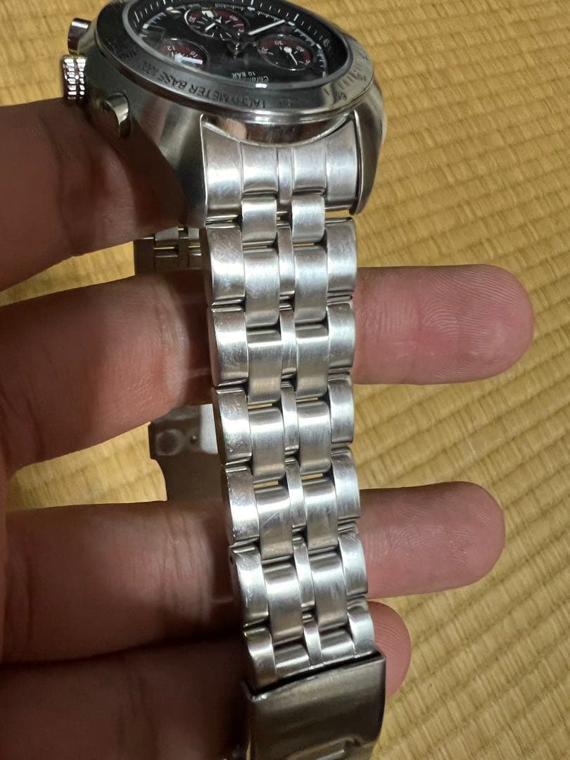 セイコー クロノグラフ ブラック 腕時計