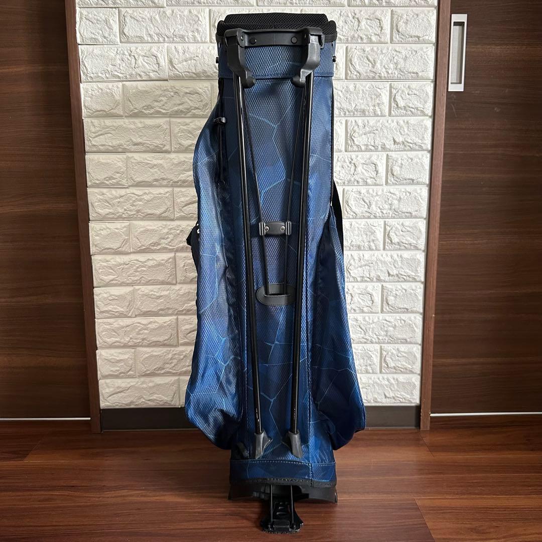 美品 オークリー BGSTAND 12.0 キャディバック ネイビーカモ 9.5